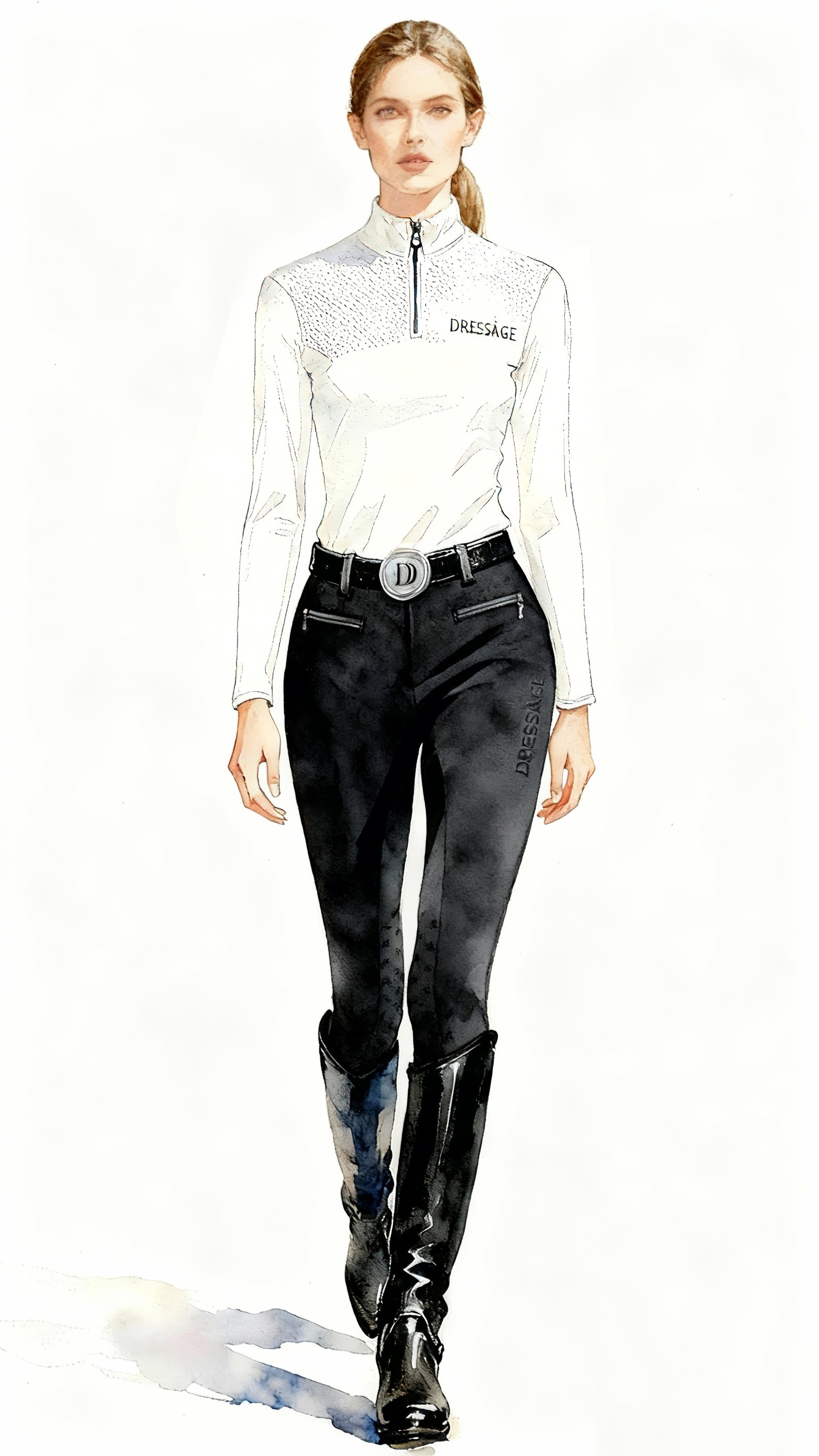 Ginny Essentiel Breeches, Noir